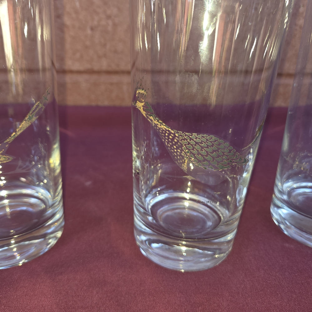 Vintage Courox Roadrunner Set Of 3 Glasses Pre-owned - Picture 3 of 8